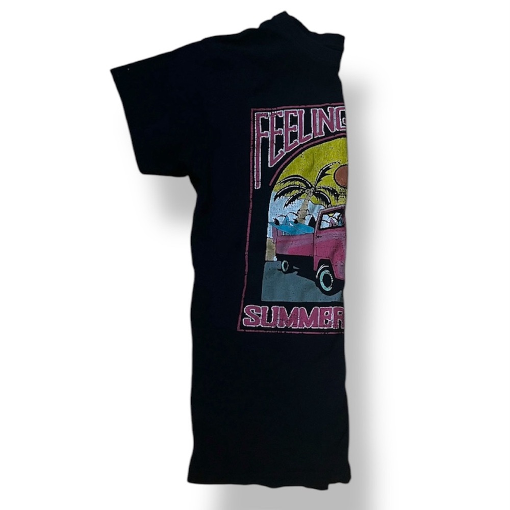 Oversized Black Graphic T-Shirt.